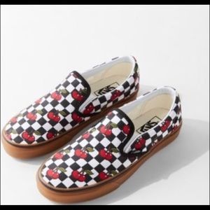 Cherry Checkered Vans